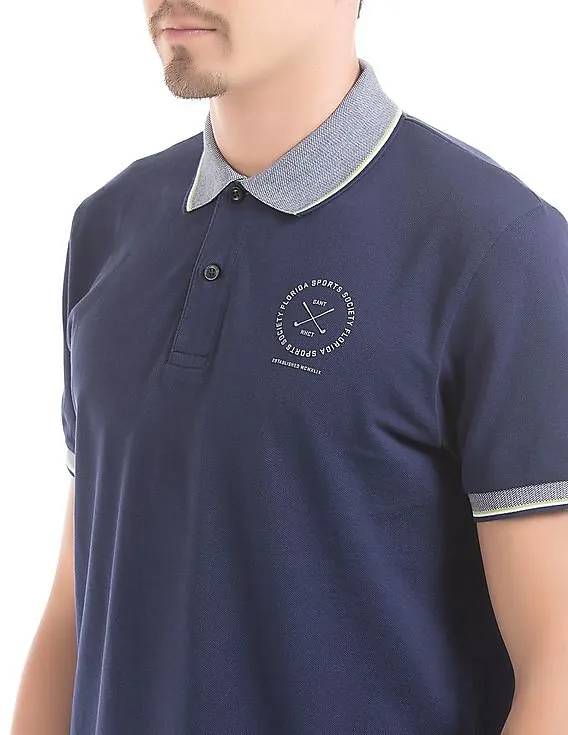 Gant Tipped Pique Polo Shirt