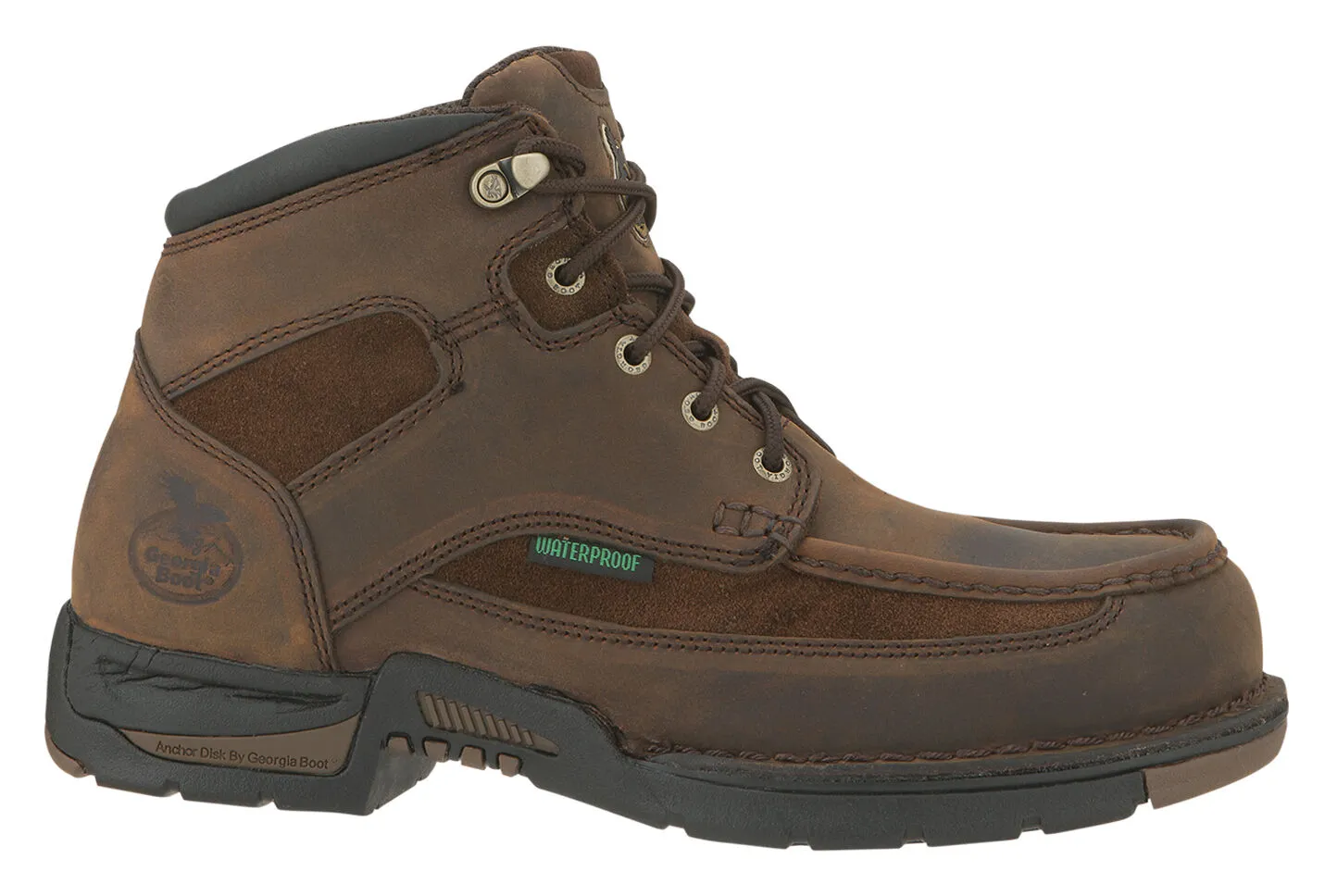 Georgia Boot Men's Athens Waterproof Work Boot - Moc Toe