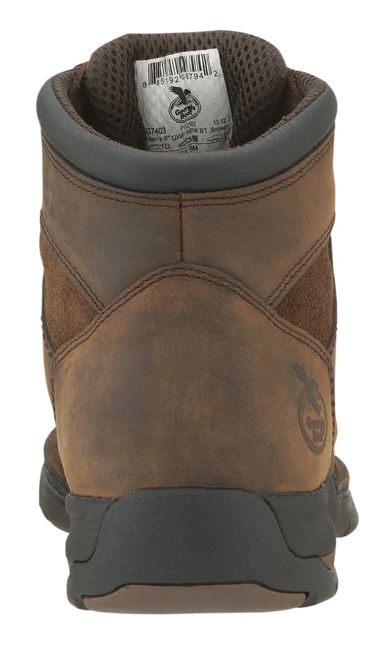 Georgia Boot Men's Athens Waterproof Work Boot - Moc Toe