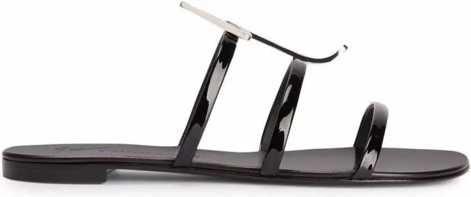 Giuseppe Zanotti Syrma G-strap sandals Black