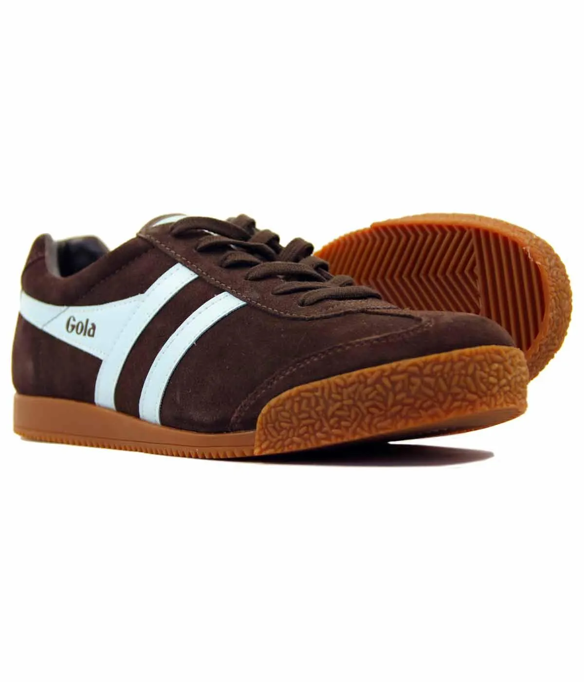 GOLA Harrier Premium Suede Retro Trainers (B/B)