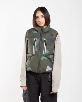 Gramicci x and wander Down Vest Camo