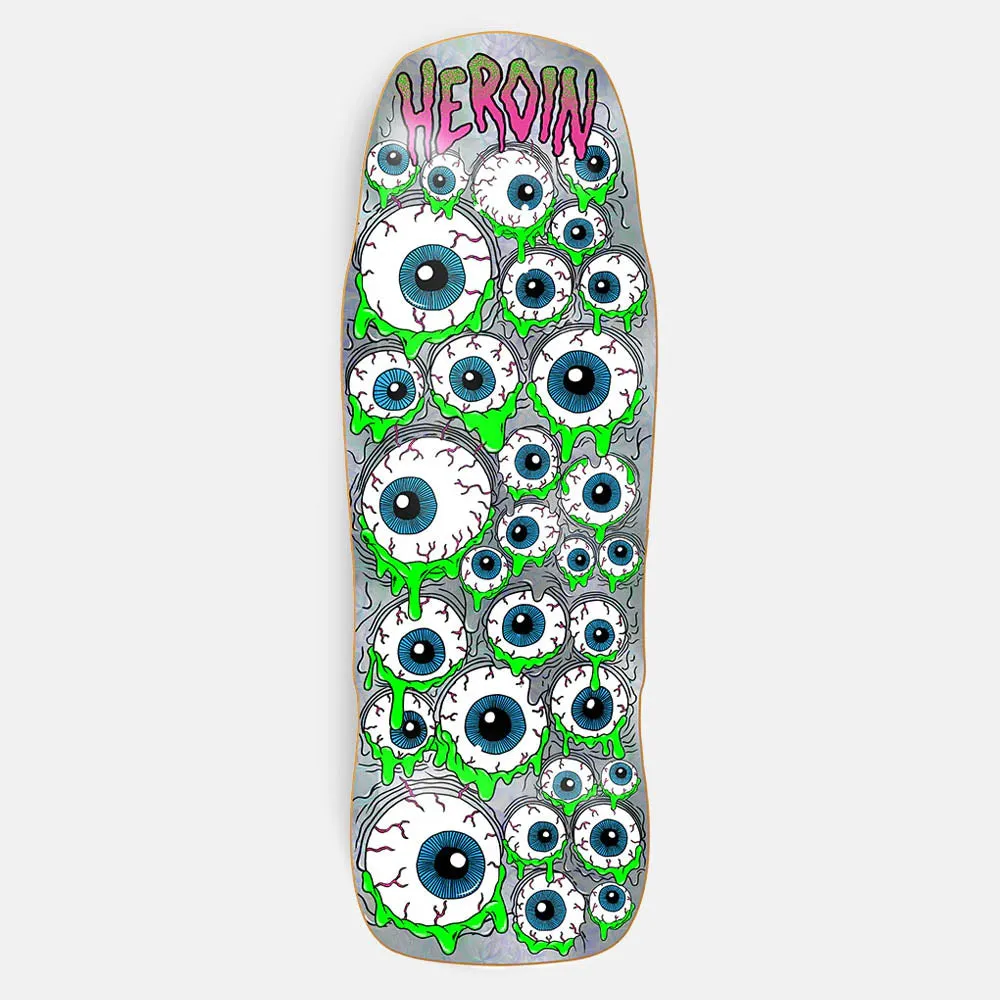 Heroin Skateboards - 10.25 Holo Mutant Eyeballer Skateboard Deck