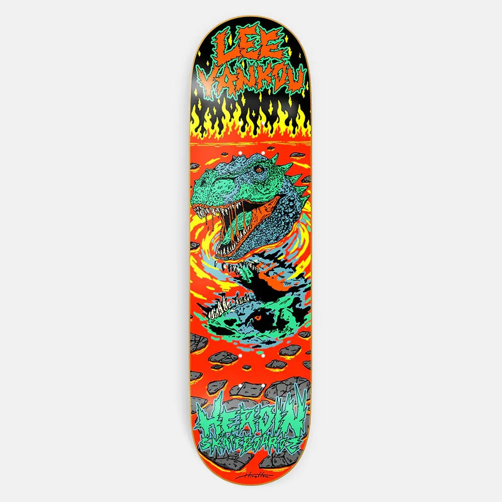 Heroin Skateboards - 8.25 Lee Yankou Dead Reflections Skateboard Deck