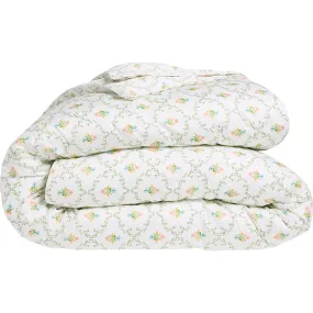 Hill House Home Duvet Cover, Pastel Trellis