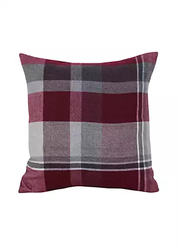 Home Curtains Braemer Check Faux Wool Filled Cushion | Kaleidoscope