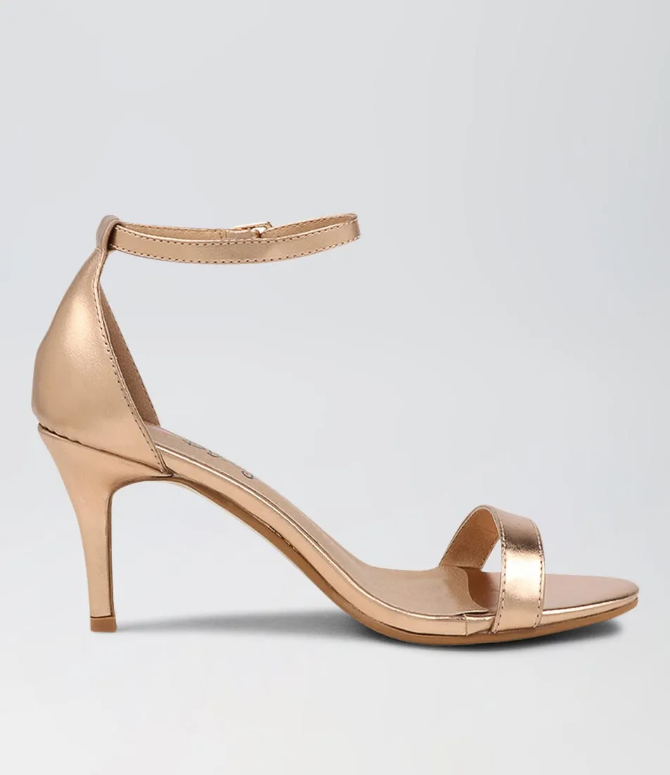 I LOVE BILLY Change Rose Gold Sandals