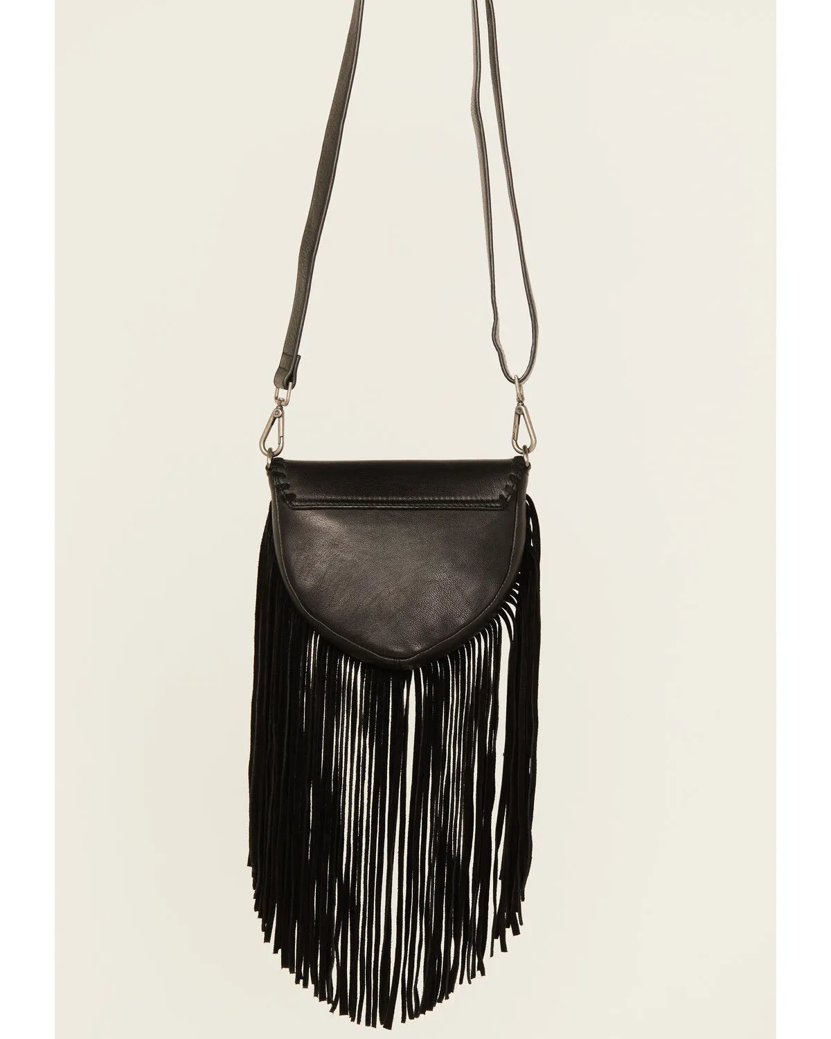 Idyllwind Women's Esperanza Longhorn Leather Fringe Crossbody Bag