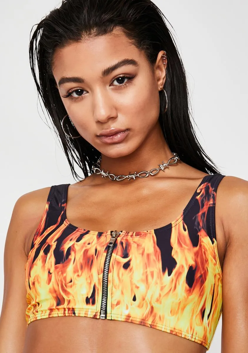 Inferno Mode Bikini Top-