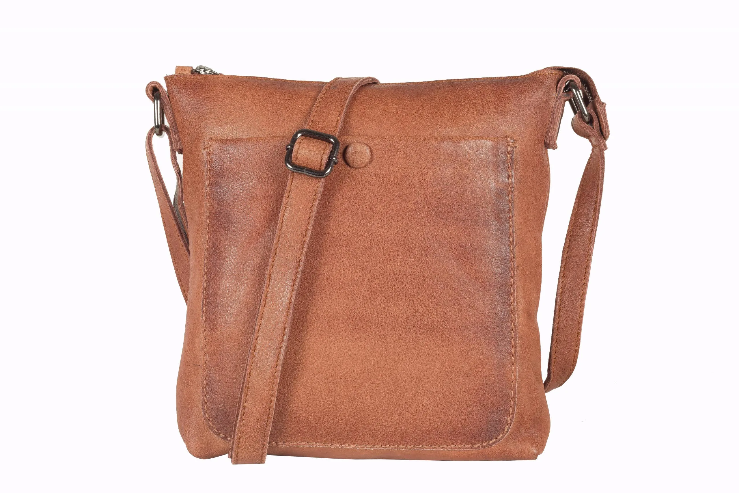 [ISABELLA] SMALL CROSSBODY BAG | SUPER SOFT NAPPA LEATHER: Mocha