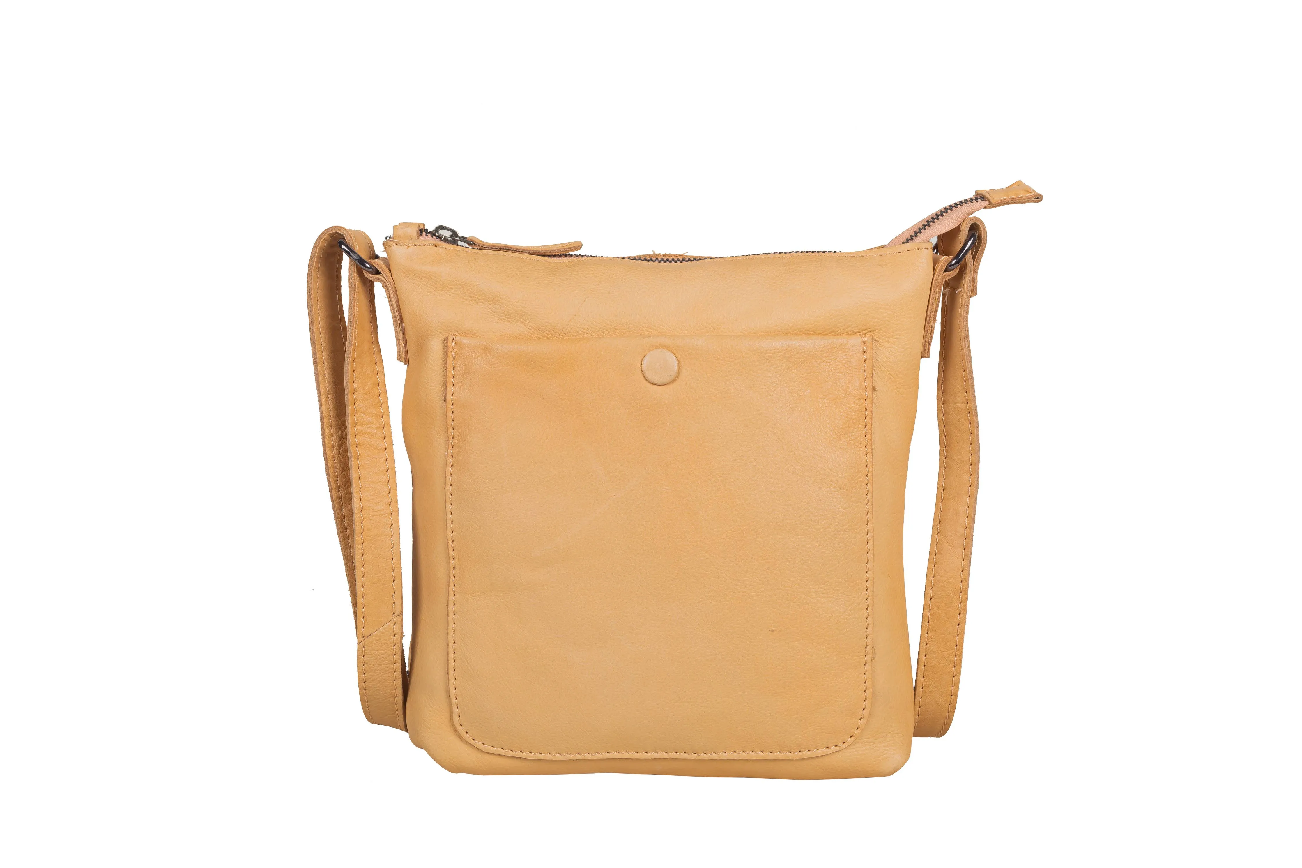 [ISABELLA] SMALL CROSSBODY BAG | SUPER SOFT NAPPA LEATHER: Mocha