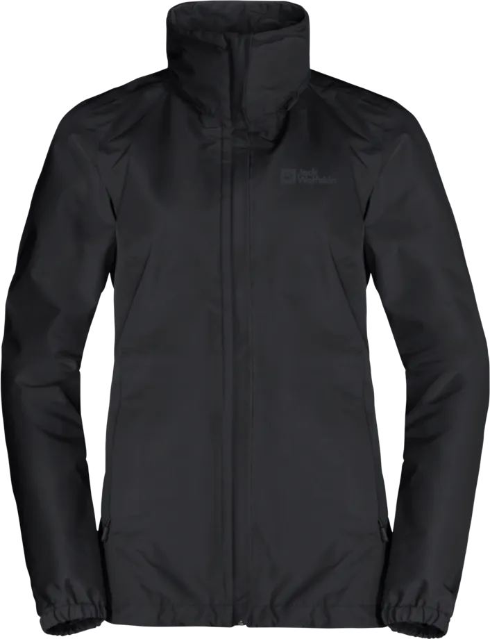 Jack Wolfskin Women's Stormy Point 2-Layer Jacket Black | Buy Jack Wolfskin Women's Stormy Point 2-Layer Jacket Black 