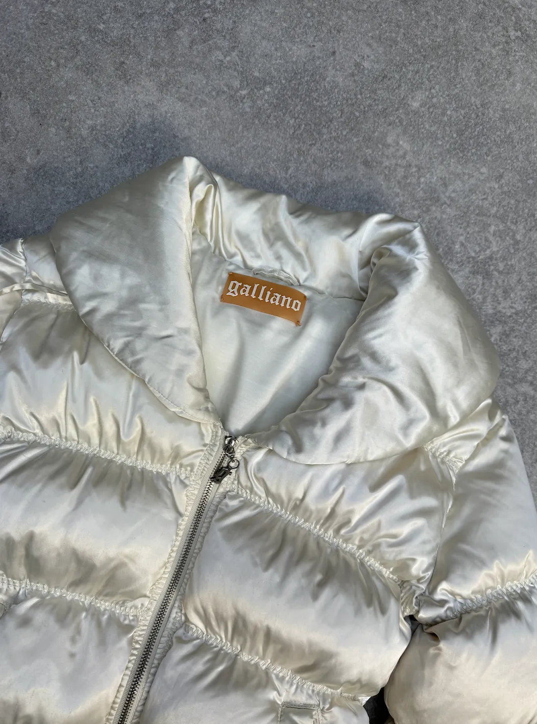 John Galliano Pearlescent Puffer Jacket