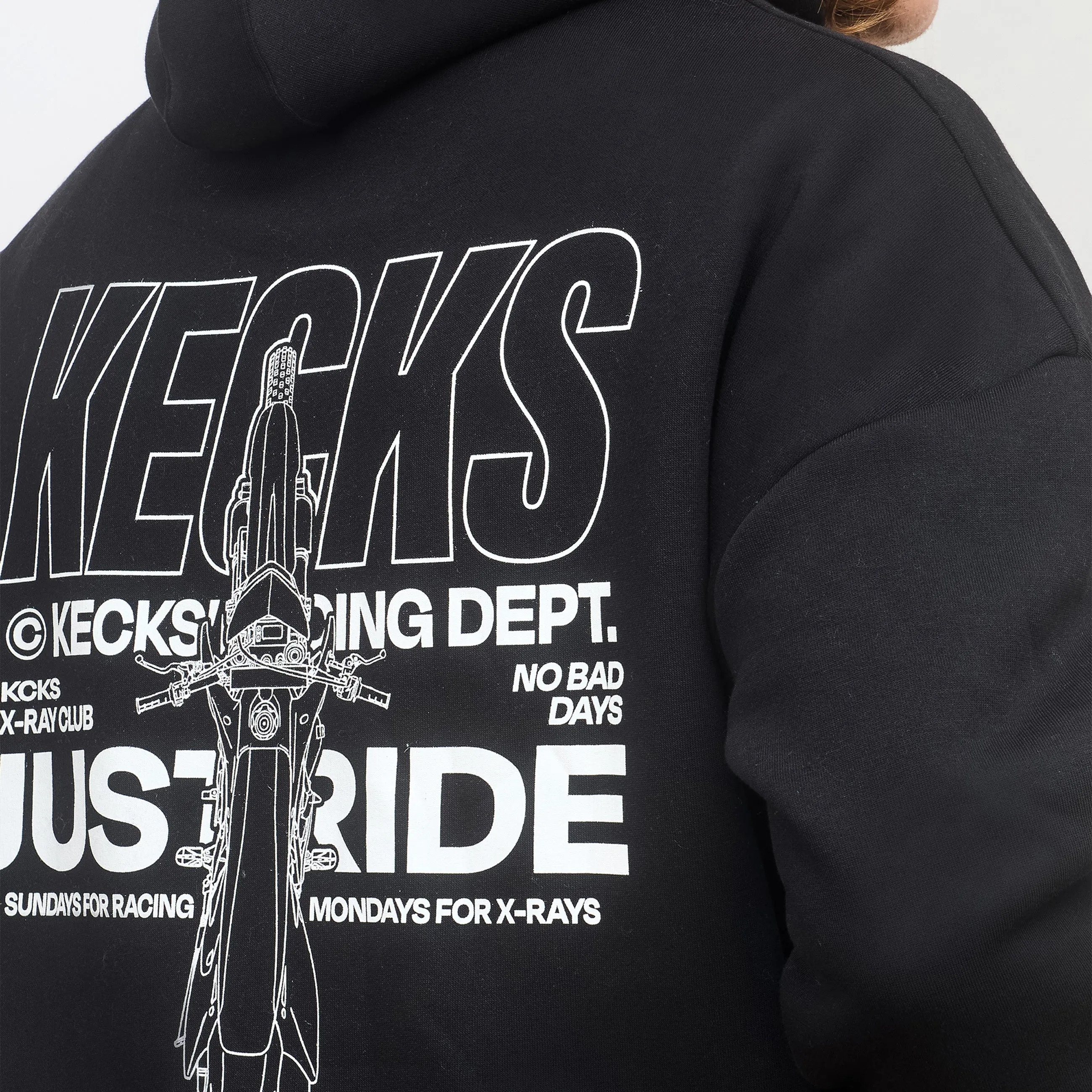 Just Ride Hoodie - Black