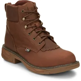 Justin Men's - 6 Rush Lacer Waterproof EH Work Boot - Round Toe