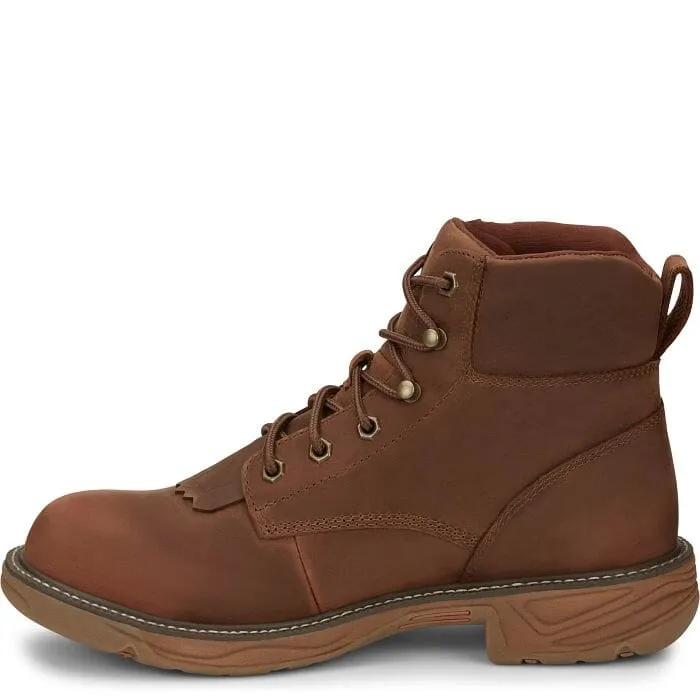 Justin Men's - 6 Rush Lacer Waterproof EH Work Boot - Round Toe