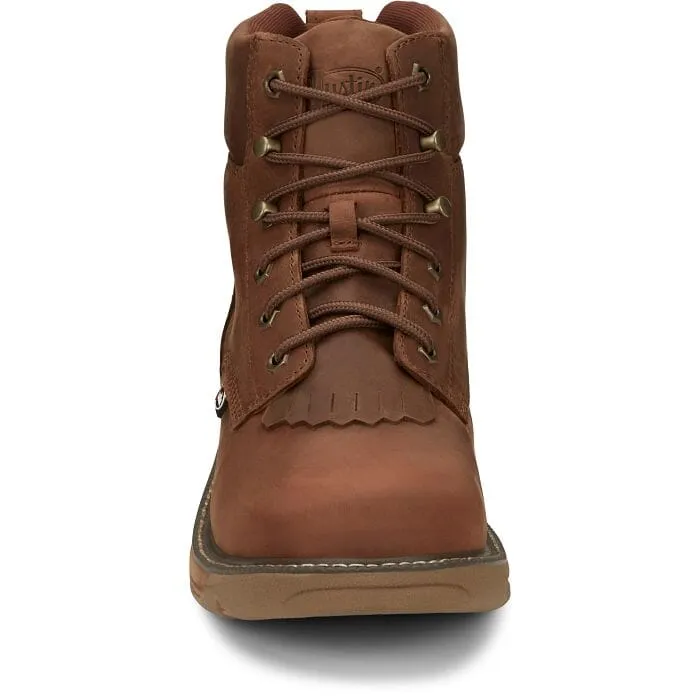 Justin Men's - 6 Rush Lacer Waterproof EH Work Boot - Round Toe