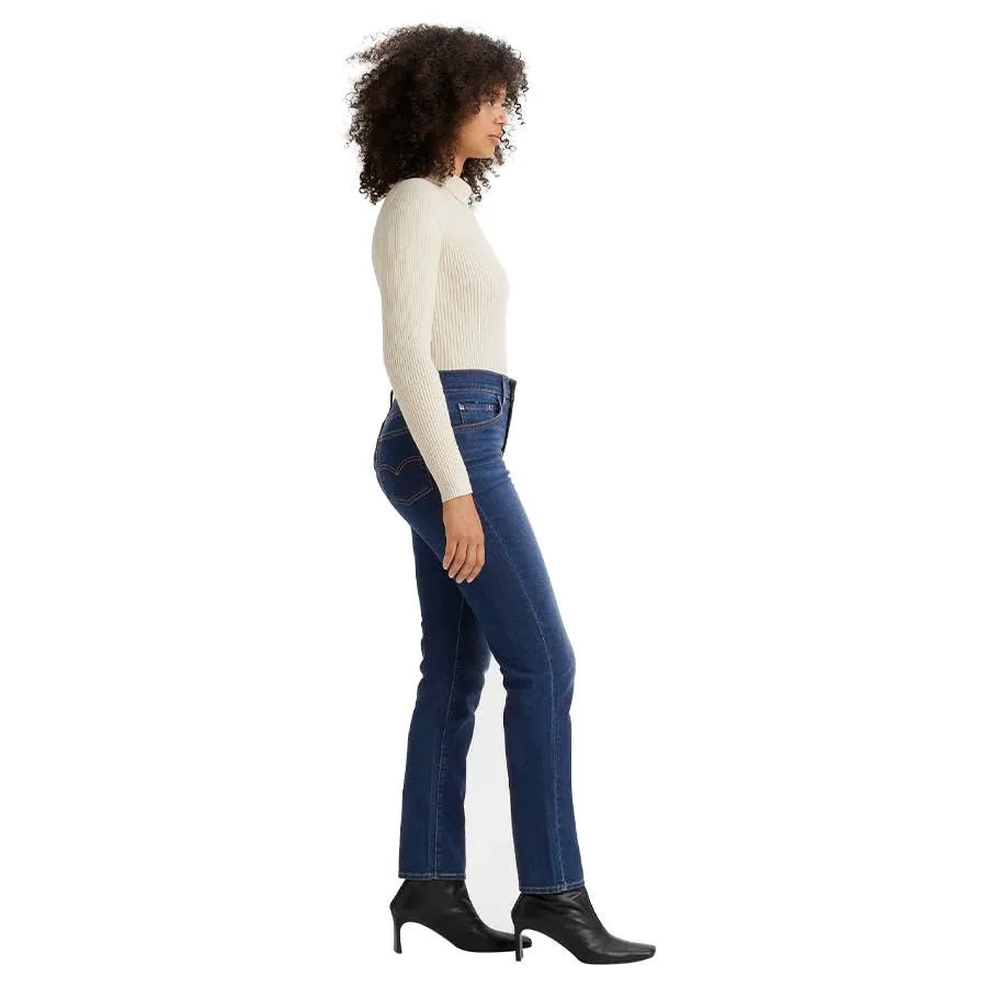 Levi's Women's 724 High Rise Straight Jeans - Chelsea Carbon Glow