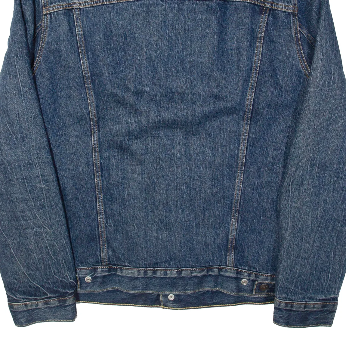 LEVI'S Big E Mens Sherpa Lined Denim Jacket Blue L