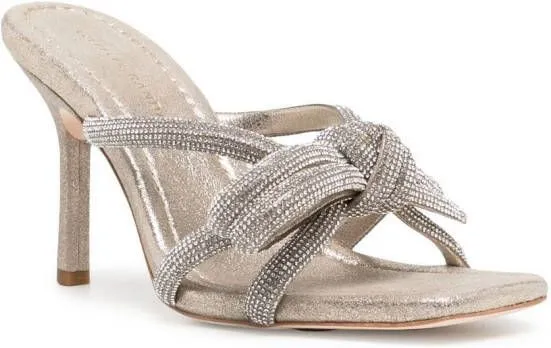 Loeffler Randall Margi crystal-embellished mules Gold