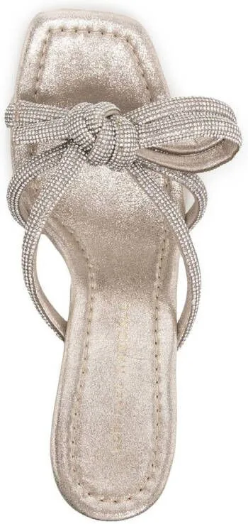 Loeffler Randall Margi crystal-embellished mules Gold