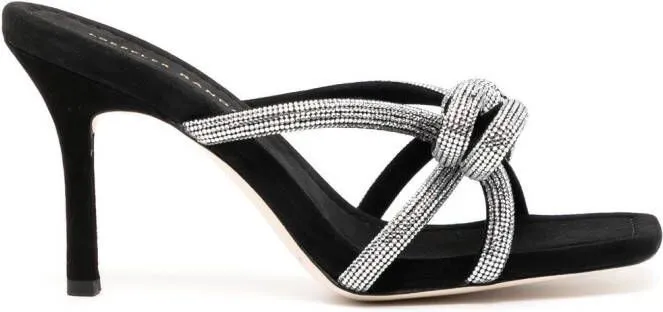 Loeffler Randall Margi crystal-embellished sandals Black