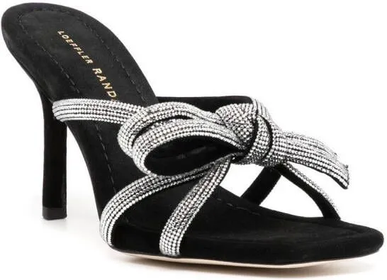 Loeffler Randall Margi crystal-embellished sandals Black