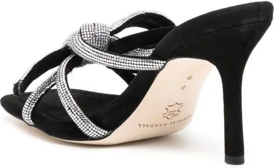 Loeffler Randall Margi crystal-embellished sandals Black