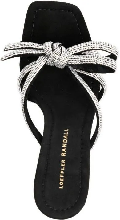 Loeffler Randall Margi crystal-embellished sandals Black