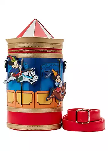 Loungefly Disney Brave Little Tailor Mickey & Minnie Carousel Crossbody Bag | Kaleidoscope