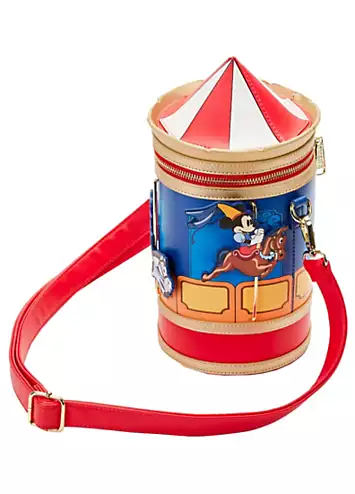 Loungefly Disney Brave Little Tailor Mickey & Minnie Carousel Crossbody Bag | Kaleidoscope