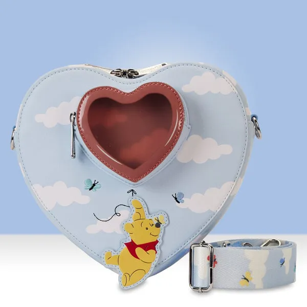 Loungefly x Disney Winnie the Pooh Heart Balloon Crossbody Bag