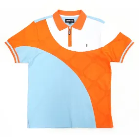 M201 Monogram Polo Shirt - Orange