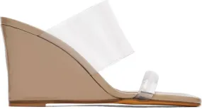 Maryam Nassir Zadeh Beige Olympia Heeled Sandals