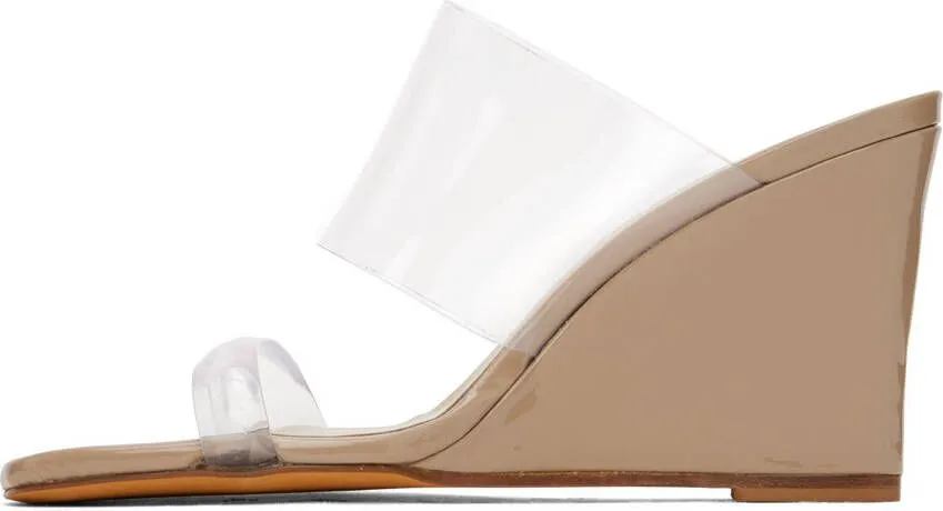 Maryam Nassir Zadeh Beige Olympia Heeled Sandals