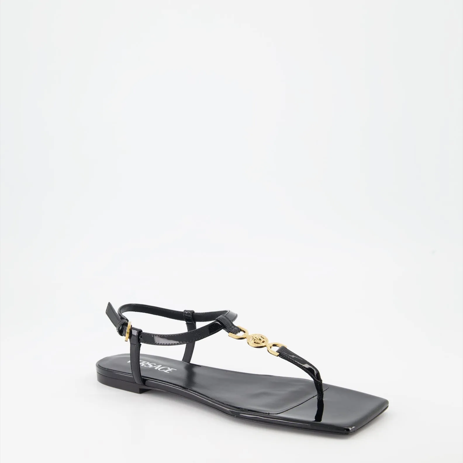 Medusa '95 Patent Leather Sandals