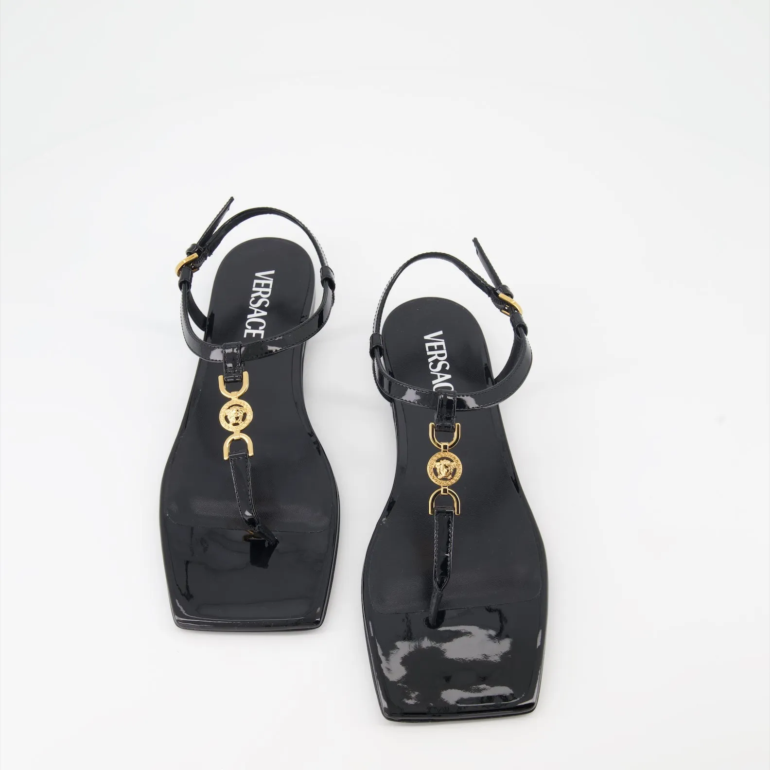 Medusa '95 Patent Leather Sandals