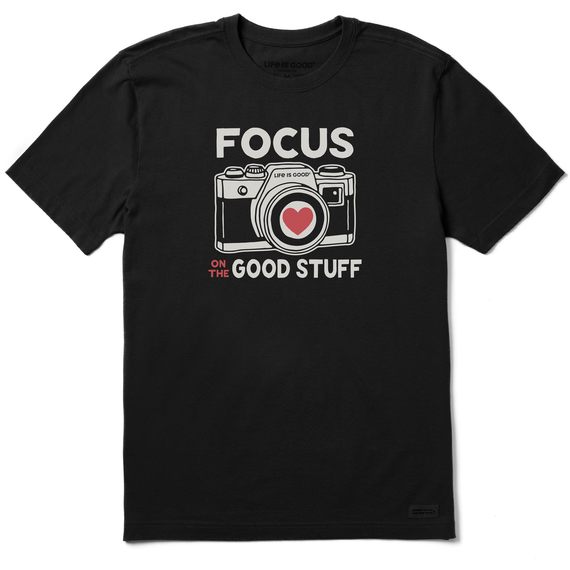 Men's Focus on the Good Stuff Camera Short Sleeve  Tee