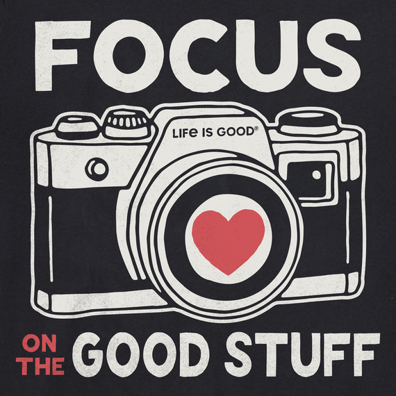 Men's Focus on the Good Stuff Camera Short Sleeve  Tee