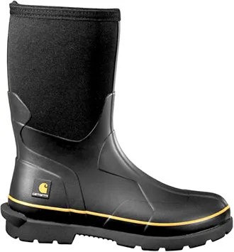 Men's Carhartt 10 Waterproof Rubber and Neoprene Work Boot 9M