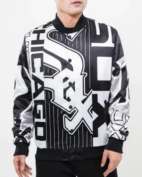 Men’s Pro Standard Chicago White Sox AOP Satin Jacket Black