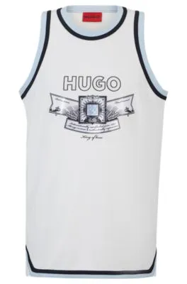 Mesh vest with new-season logo artwork