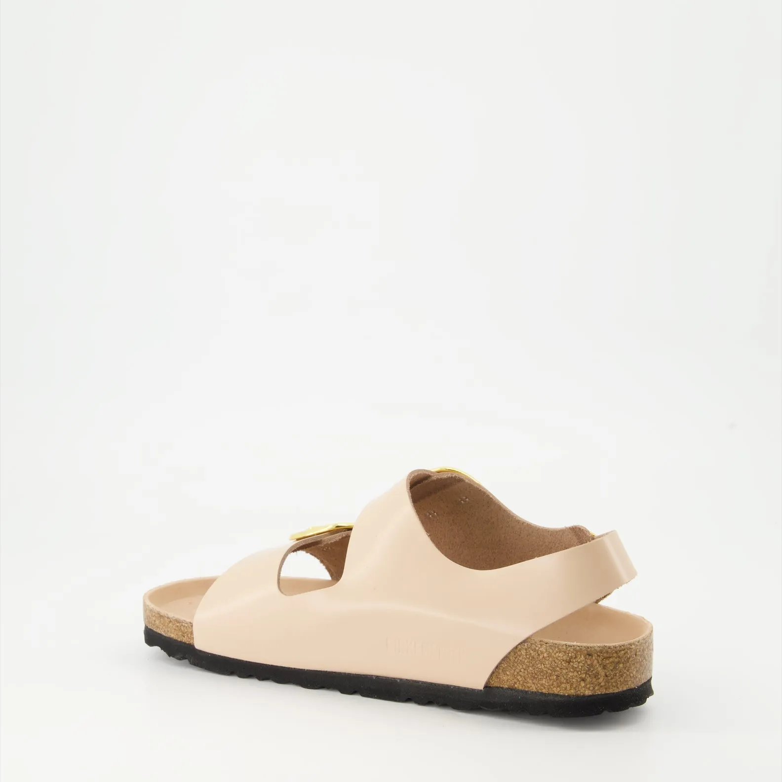 Milano Big Buckle Leather Sandals