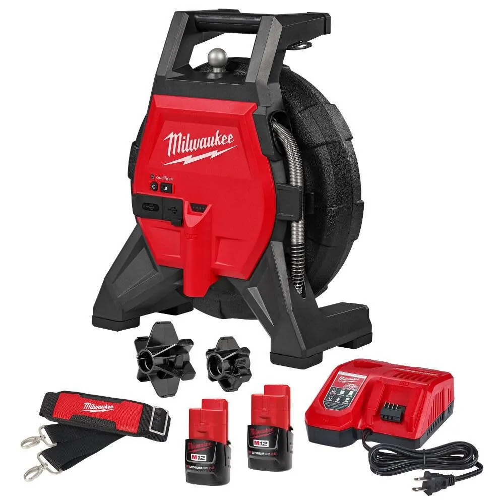 Milwaukee Tools M12 85’ High Flex Compact Inspection Camera Kit 3318-22B