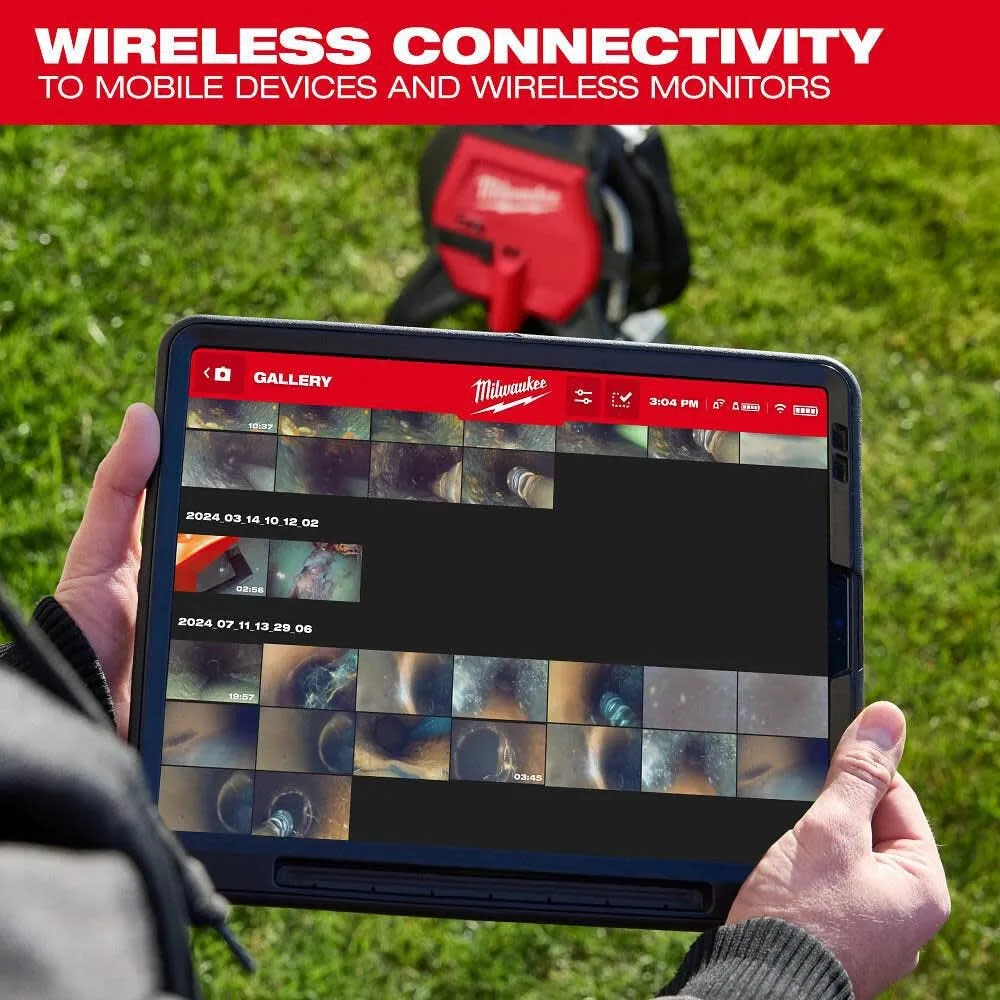 Milwaukee Tools M12 85’ High Flex Compact Inspection Camera Kit 3318-22B