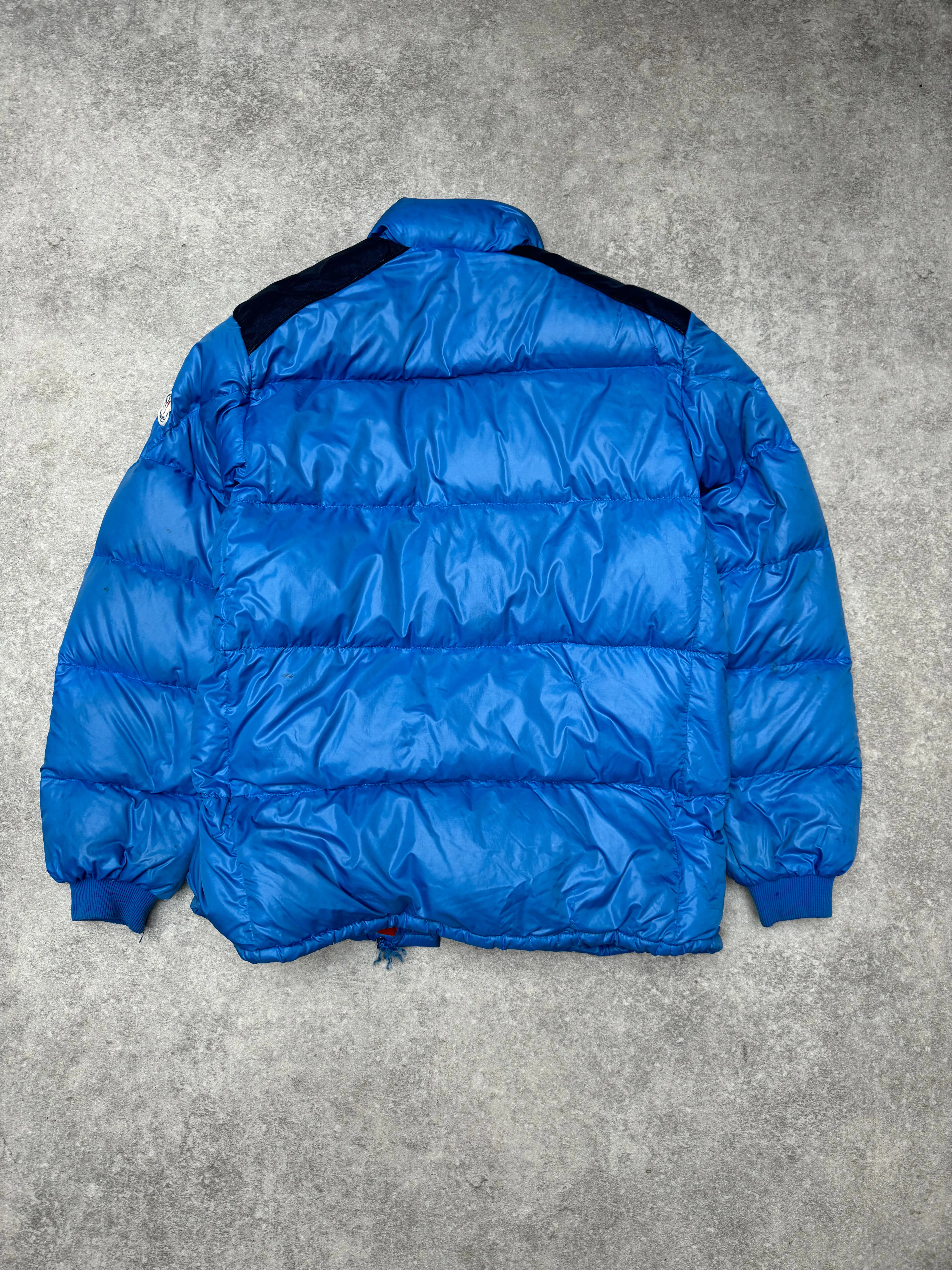 Moncler Vintage Shoulder Panelled Two-tone Puffer Down Jacket