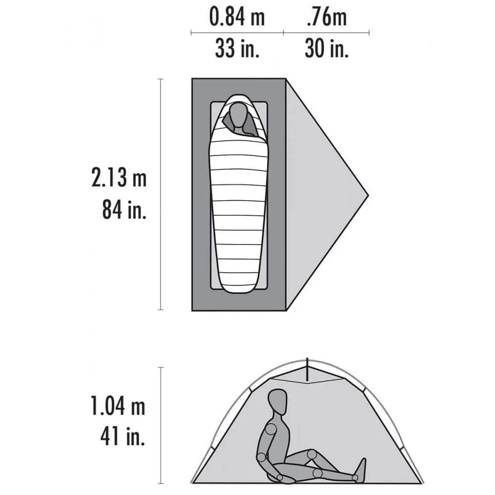 MSR Access 1 Solo Tent | Backpacking Tents | BananaFingers