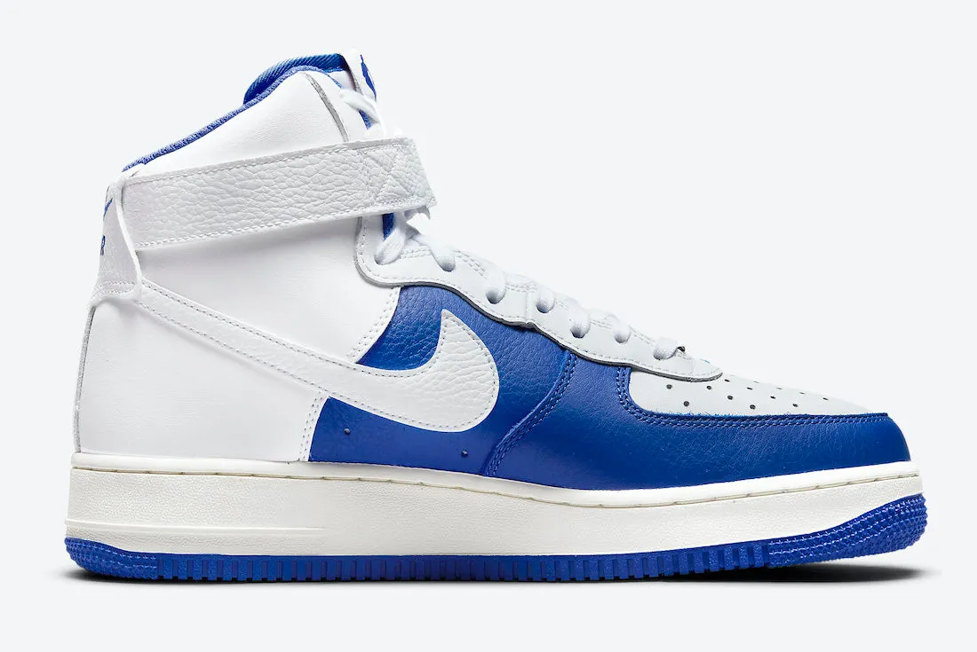 NBA x Nike Air Force 1 High White Hyper Royal Sail DC8870-100