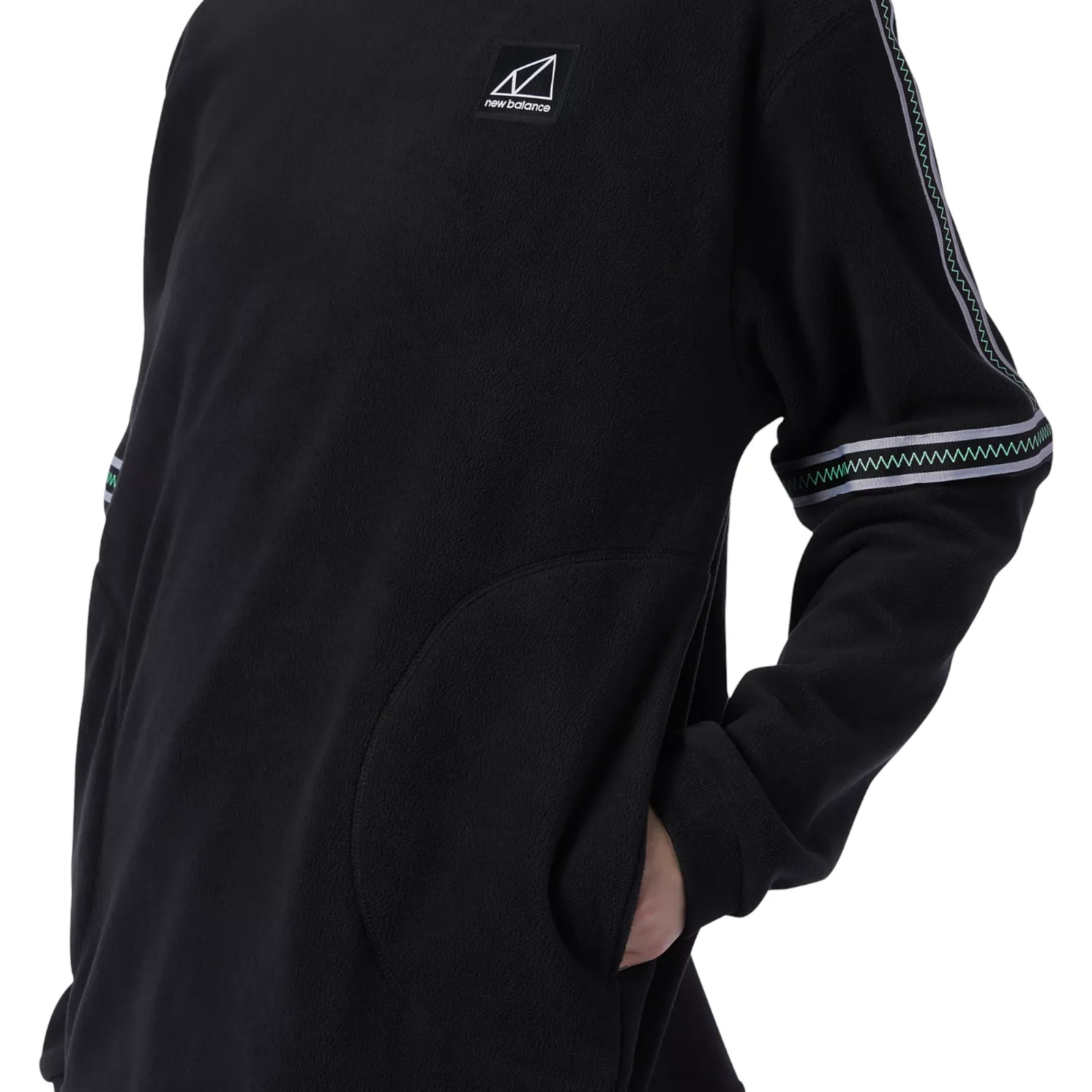 New Balance All Terrain Polar Fleece Crew Sweatshirt - Black