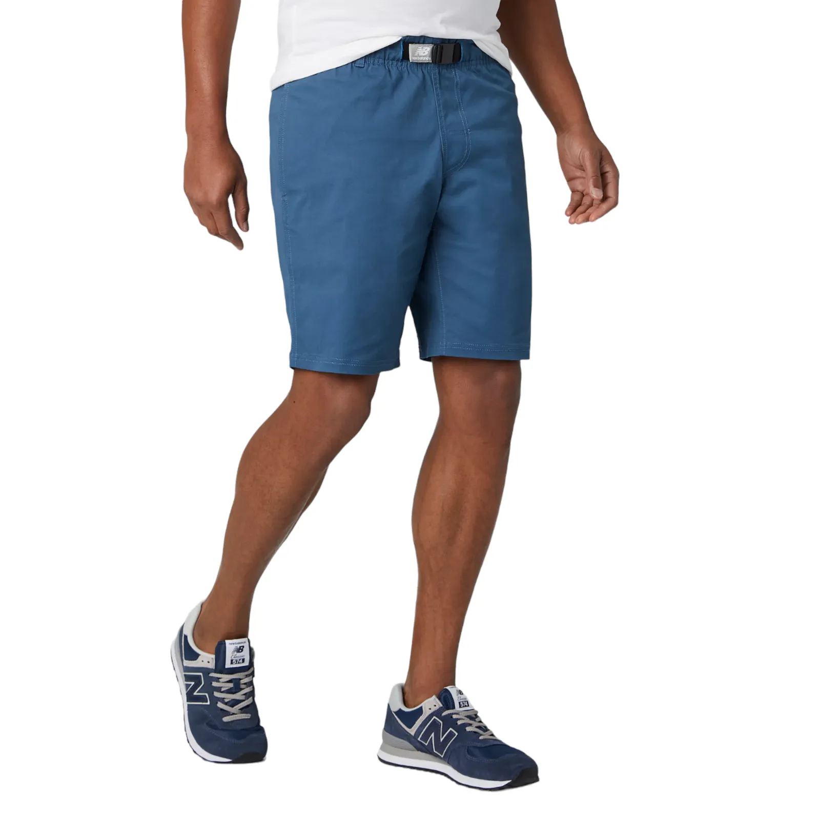 New Balance Athletics Woven Cotton Shorts - Blue